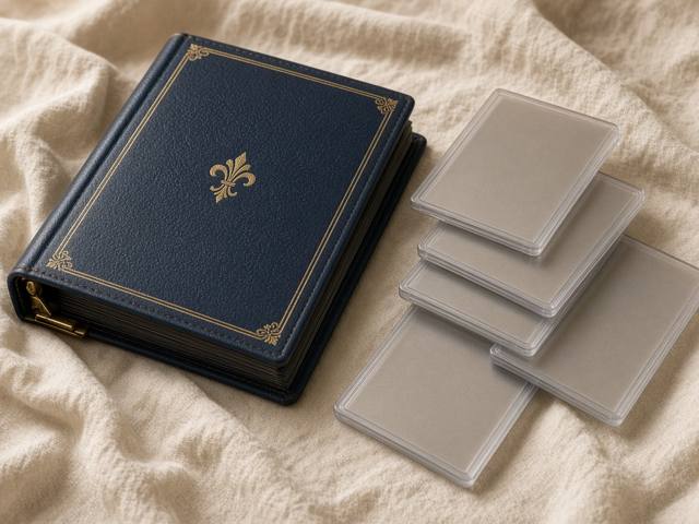 Trading card binder and card holders
