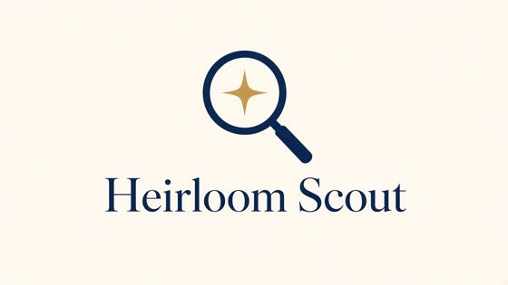 Heirloom Scout magnifying glass emblem